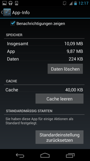 Abbildung 2: Sie können jederzeit wieder zu einem anderen Launcher zurückwechseln.
