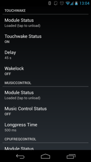 Abbildung 6: Mit Touchwake und eXperience wecken Sie Ihren Androiden per Fingerwisch wieder auf.