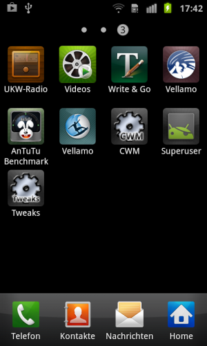 Abbildung 4: Nach dem Rooten des Handys finden Sie die Superuser-App unter Ihren installierten Anwedungen.