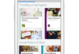 Springpad bringt Ordnung in Ihre Android-Notizen
