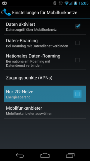 Abbildung 2: UMTS braucht mehr Strom, dafür kann der Datenfunk aber auch schneller wieder schlafen.