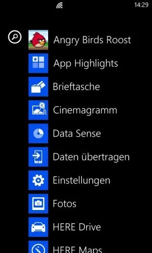 Abbildung 2: In der App-Übersicht finden Sie bei Android alle auf dem Handy installierten Apps.