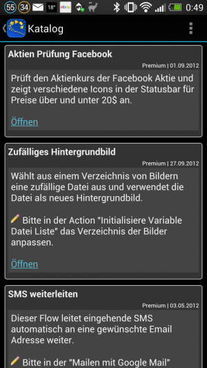 Abbildung 5: Der Katalog liefert Ihnen dokumentierte Beispiele und Idee für eigene Entwicklung.