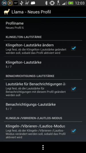 Abbildung 7: Im Gegensatz zu Automagic arbeitet Llama mit rein textbasierten Menüstrukturen.