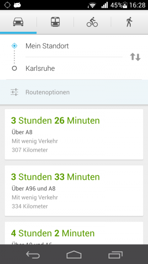 Abbildung 9: Besonders Cabrio- oder Motorradfahrer dürften auf einer Spritztour Landstraßen bevorzugen.