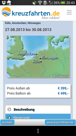 Abbildung 12: Kreuzfahrten macht Lust auf Meer und hilft von der Planung bis zur Buchung.