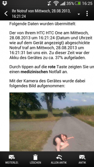 Abbildung 13: Mit Protegon werden im Notfall ein professionelles Sicherheitszentrale und die richtigen Rettungskräfte alarmiert.