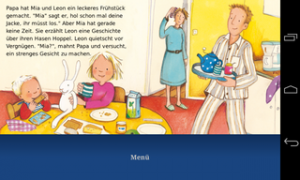 Abbildung 10: Den unnötig großen und hässlichen Menübalken bei den Pixi-Büchern finden wir etwas schade.