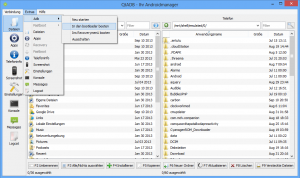 Abbildung 11: Mit QtADB ist unter anderem ein plattformunabhängiger Dateimanager für Ihr Handy.