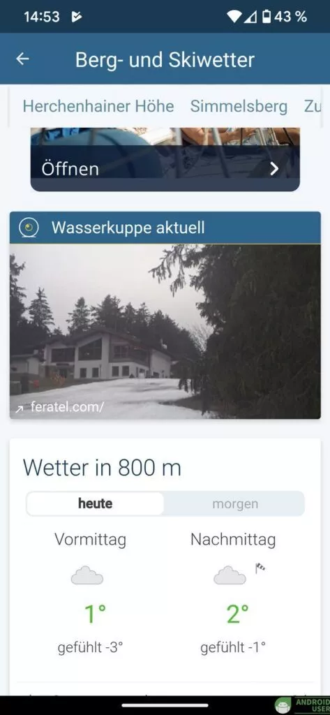 Webcams in WetterOnline