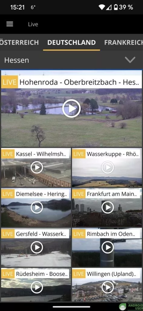 Webcams in Wetter.com