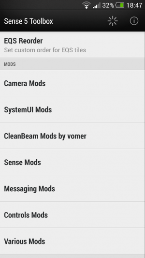 Abbildung 1: Mit der Sense 5 Toolbox und Xposed modden Sie HTC-Handys auch ohne Custom-ROM.