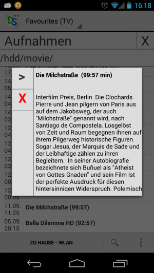 Abbildung 6: Dank EPG erhalten Sie bei DreamStreamoid Pro eine komplette Vorschau auf die Sendungen.