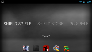 Abbildung 3: Im Shield-Store kaufen Sie neue Spiele oder laden diese herunter.