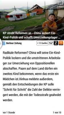 In den Artikeln wird mit Quellenangaben auf andere Nachrichtenmagazine verwiesen.