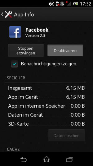 Abbildung 11: Mit dem Deaktivieren verschwindet eine vorinstallierte App aus dem Launcher.