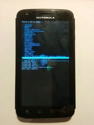 Abbildung 4: Installieren Sie zuerst CyanogenMod, dann nach einem Wipe die Gapps-Datei.