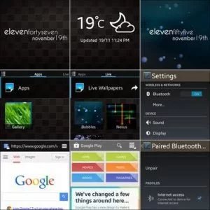 © fOmey@xdadevelopersAbbildung 2: null_ für das Samsung Galaxy Gear rüstet einen Browser und den Play Store nach.