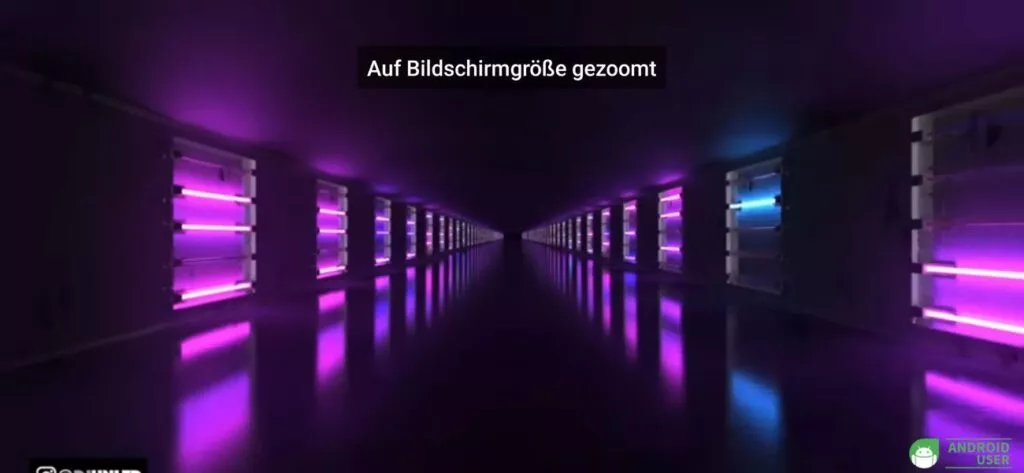 Android Vollbildmodus auf YouTube