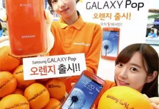 Samsung Galaxy Pop: Knalloranges Smartphone für Südkorea