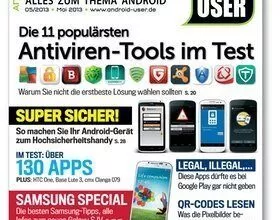 Android User 05/2013 zum Thema Sicherheit ab sofort am Kiosk