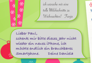 Grüßen Sie Ihre Liebsten mit dem Android-User-Wunschzettel!