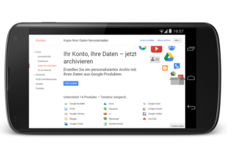 Tipp: Daten bei Google mit Google Takeout sichern