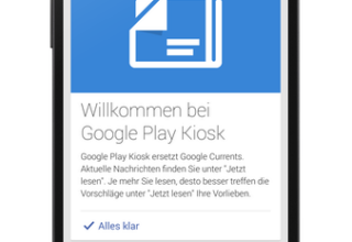 Google Play Kiosk: Google kombiniert Play Magazines und Currents zu einer App