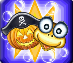 Haie fangen mit Bubble-Turtle Halloween