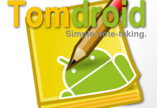 Open-Source Notizbuch-App Tomdroid mit Tablet-Ansicht und Editier-Modus