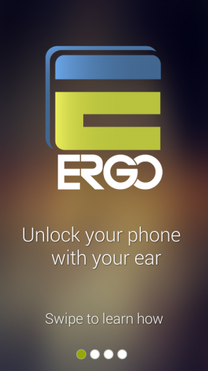Ergo entsperrt das Handy nach Ihrem Ohrabdruck.