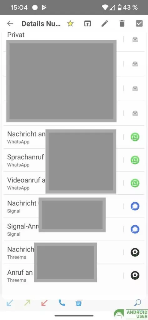 SMS oder Messages lassen sich direkt via Smart Notify senden