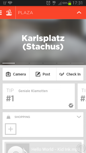 Abbildung 6: Aviate zeigt Ihnen Fotos sowie Informationen zu diversen Objekten an, die sich in der Nähe befinden.