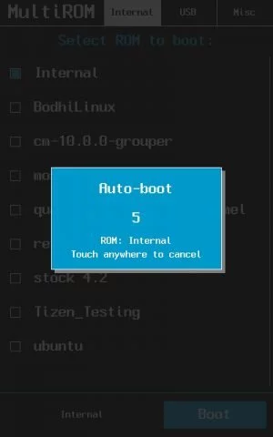 Abbildung 2: In der neuen Version lässt sich das zuletzt gestartete System automatisch booten.