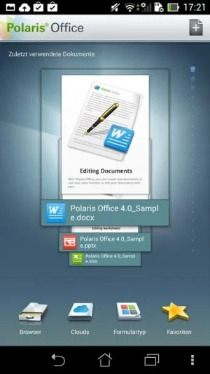 Abbildung 5: Mit Polaris Office 4.0 installiert Asus eine komplette Office Suite.