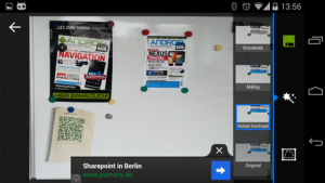 Abbildung 8: So sieht das Resultat aus. Nachträglich lässt sich auch der Kontrast der Bilder optimieren.
