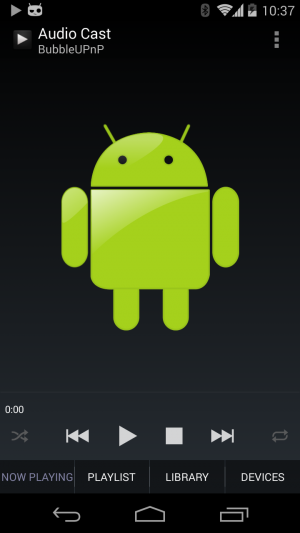 BubbleUPnP bedient inzwischen nicht nur UPnP/DLNA-Player sondern auch den Chromecast.