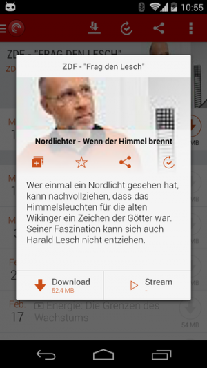 Mit Pocket Casts lassen sich auch Podcasts auf den Chromecast-Stick schicken.