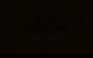 Zunächst sieht man vom Lichtwecker praktisch gar nichts. Es soll ja nicht sogleich hell werden.