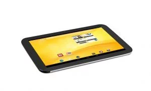 Das Trekstor-Tablet besitzt eine Rückseite aus Aluminium, das 10-Zoll-Display löst mit mageren 1280 x 800 Pixeln auf