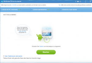 Mit dem xten Testgerät (einem Motorola Atrix 4G) hat die Verbindung endlich geklappt.