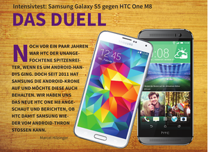Intensivtest: Samsung Galaxy S5 gegen HTC One M8