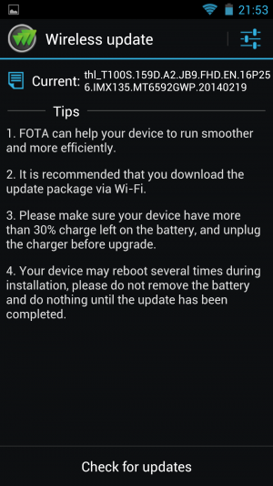 Zumindest theoretisch ist das IceFox F9 auf Android-Updates vorbereitet.