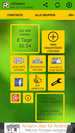 Bunt statt cool, aber selbst erklärend: die Startseite von Jalvasco!