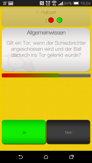 Es gibt Fragen mit 2 Antwortmöglichkeiten und welche mit 4