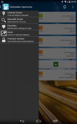 Die App ist optimal auf das Android-System angepasst und gibt sich auch hinsichtlich Design keine Blöße.
