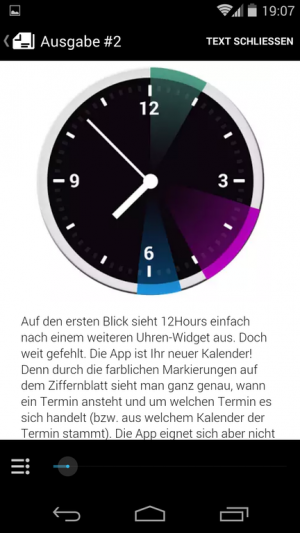 Nicht nur für kleine Displays: Android Power User lässt sich auch sehr komfortabel im Textmodus lesen.