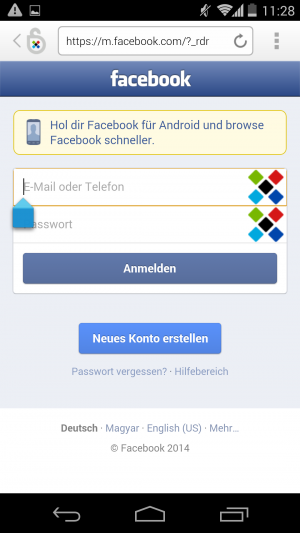 Der Sticky Browser ermöglicht eine vollautomatische Anmeldung ohne jegliche Eingabe.