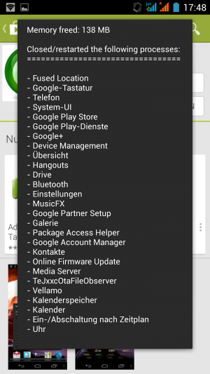 Die Installationvon Fast Reboot lohnt sich allein schon deshalb, um zu sehen, welche Dienste so alle im Hintergrund werkeln...