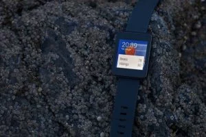 Simpel und funktional: Das Standard-Watchface von Android Wear.